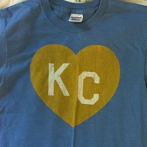 KC Royals color tshirt Charlie Hustle